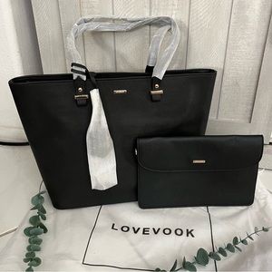 LOVEVOOK Everything Bag & Clutch Matching Set